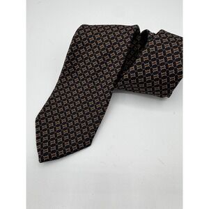 Christian Dior VTG Brown Dress Tie EUC A2